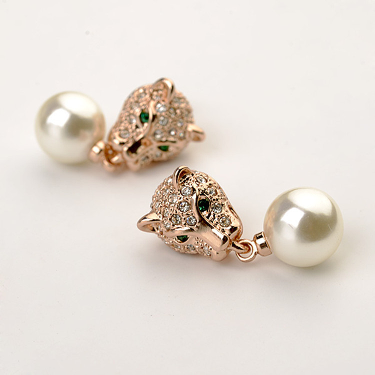 Alloy Fashion Geometric earring  (Rose alloy) NHLJ3690-Rose alloy