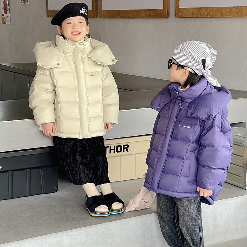 Estilo Clásico Color Sólido Algodón Ropa de abrigo para niños