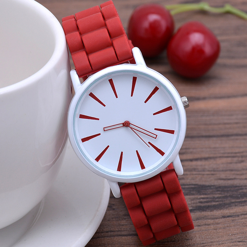 Estilo Simple Color Sólido Hebilla Cuarzo Relojes de mujer