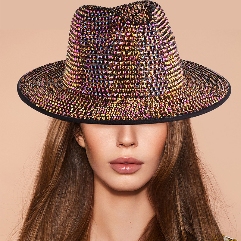 Mujeres Elegante Estilo Simple Color Sólido Aleros Anchos Sombrero De Fieltro