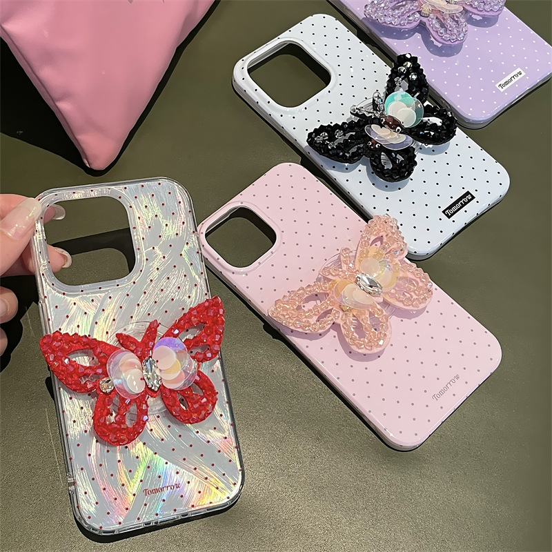 Gel De Sílice Mariposa Estilo Simple Cajas Del Teléfono Accesorios para teléfono