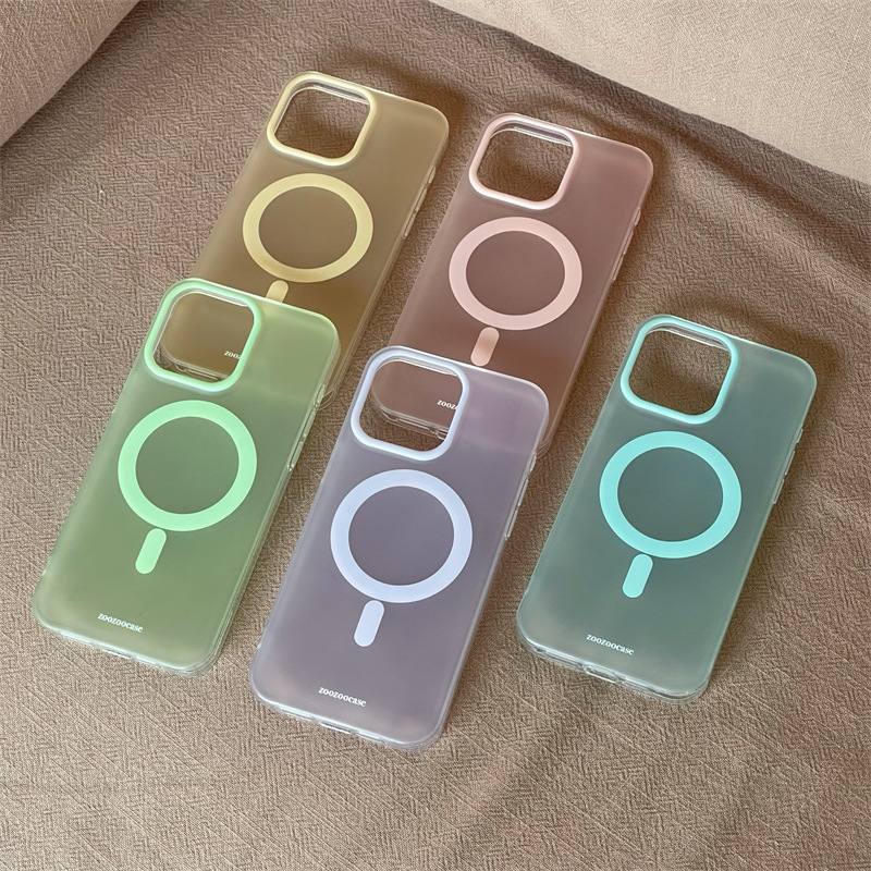 Arílico Circulo Estilo Simple Cajas Del Teléfono Accesorios para teléfono