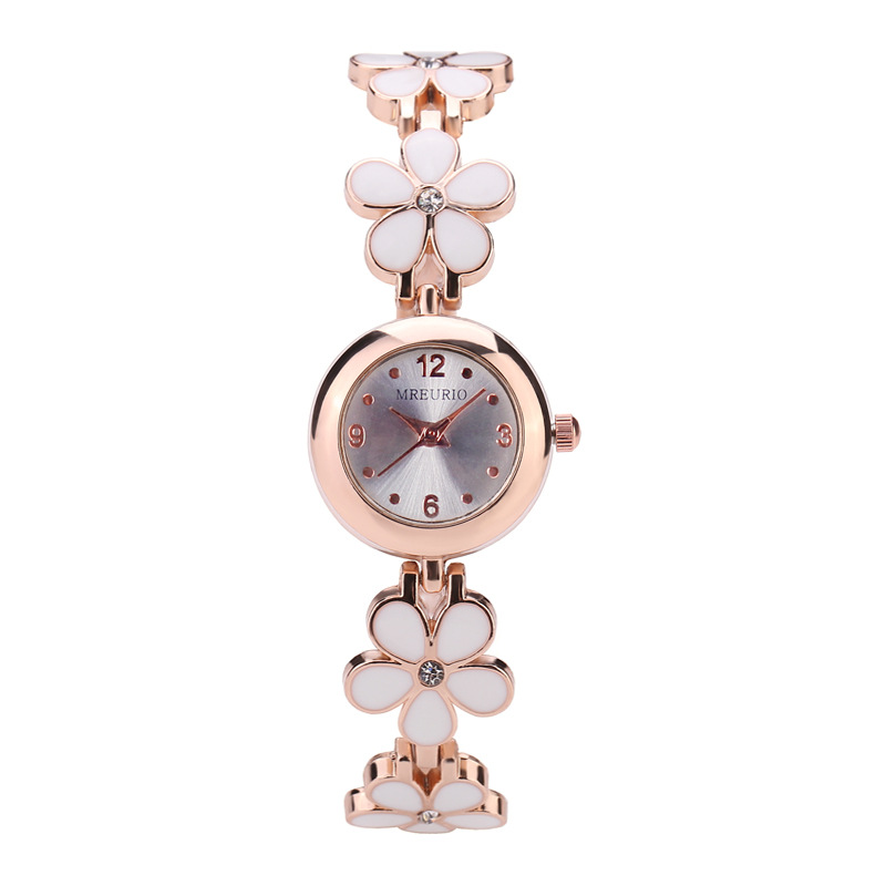 Estilo Simple Floral Hebilla De Joyería Cuarzo Relojes de mujer