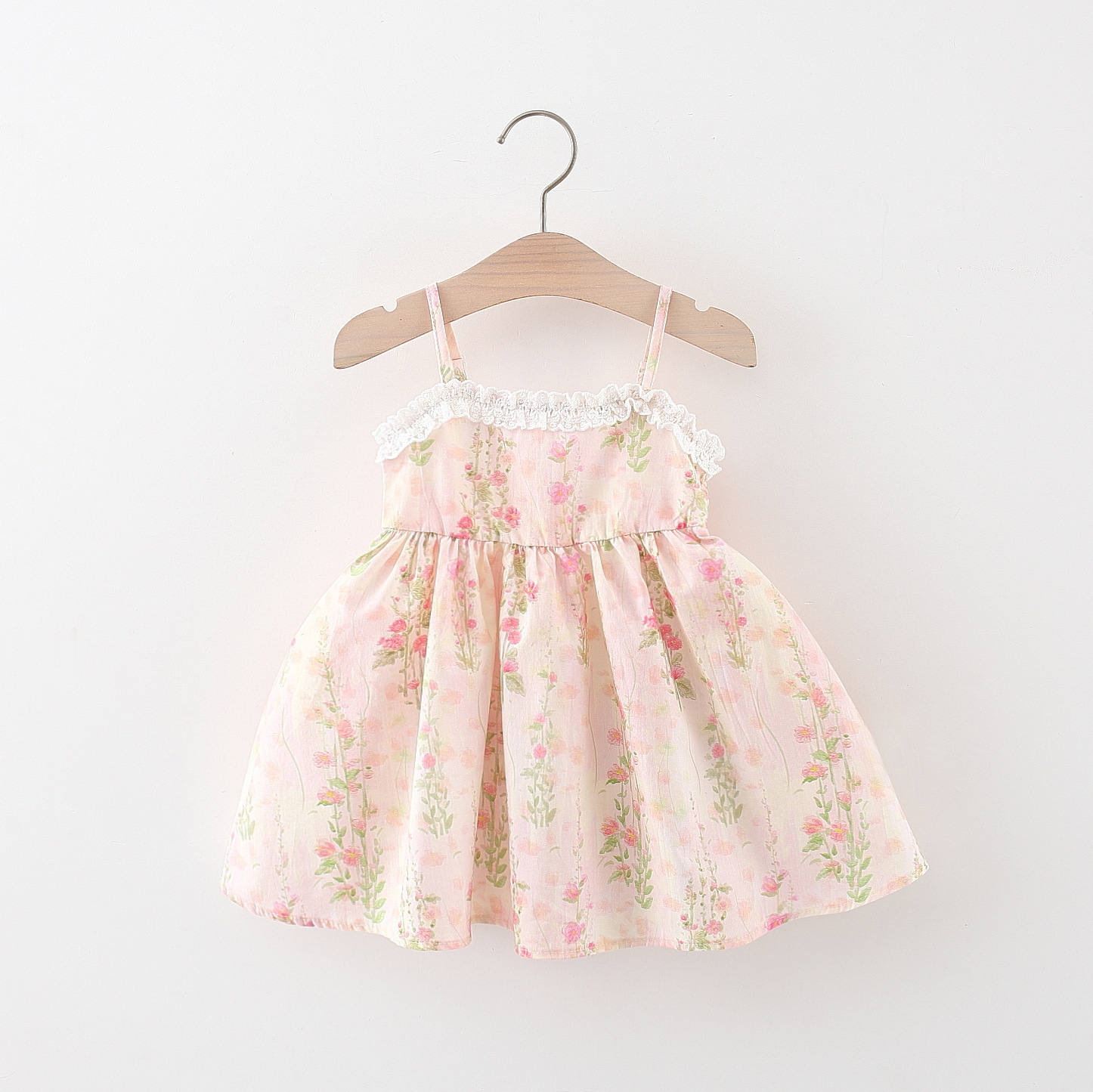 Lindo Flor Algodón Vestidos para niñas