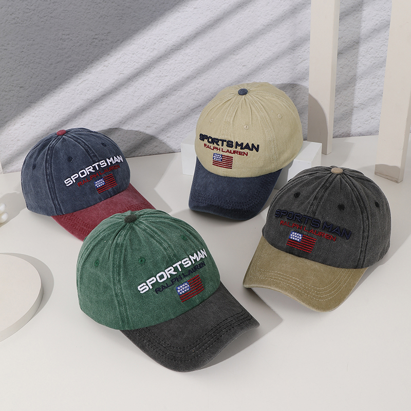 Unisexo Casual Estilo Vintage Estilo Clásico Letra Empalme Aleros Curvos Gorra De Beisbol