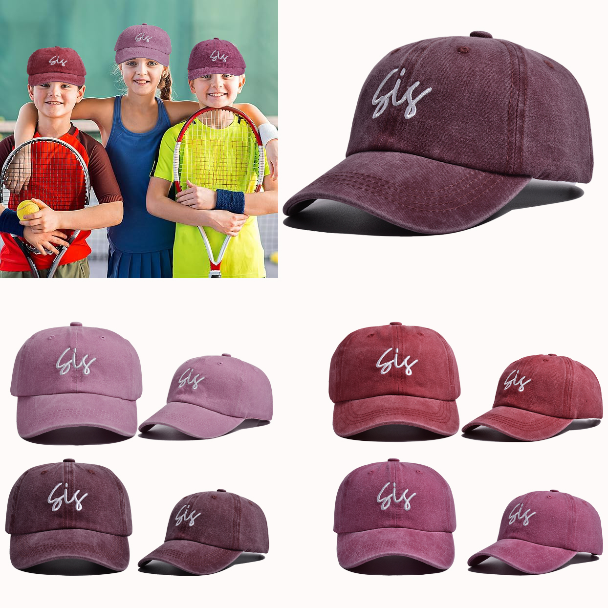 Muchachas Estilo Simple Estilo Clásico Letra Bordado Gorra De Beisbol