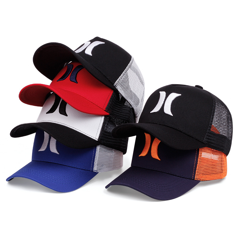 Unisexo Hip Hop Retro Bloque De Color Impresión Aleros Curvos Gorra De Beisbol